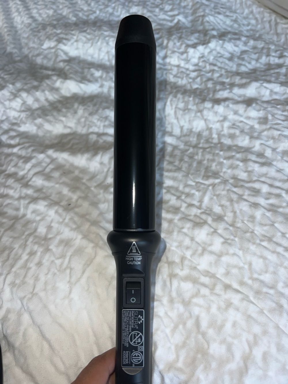 Black Curling Wand - Professional Styling Tool
